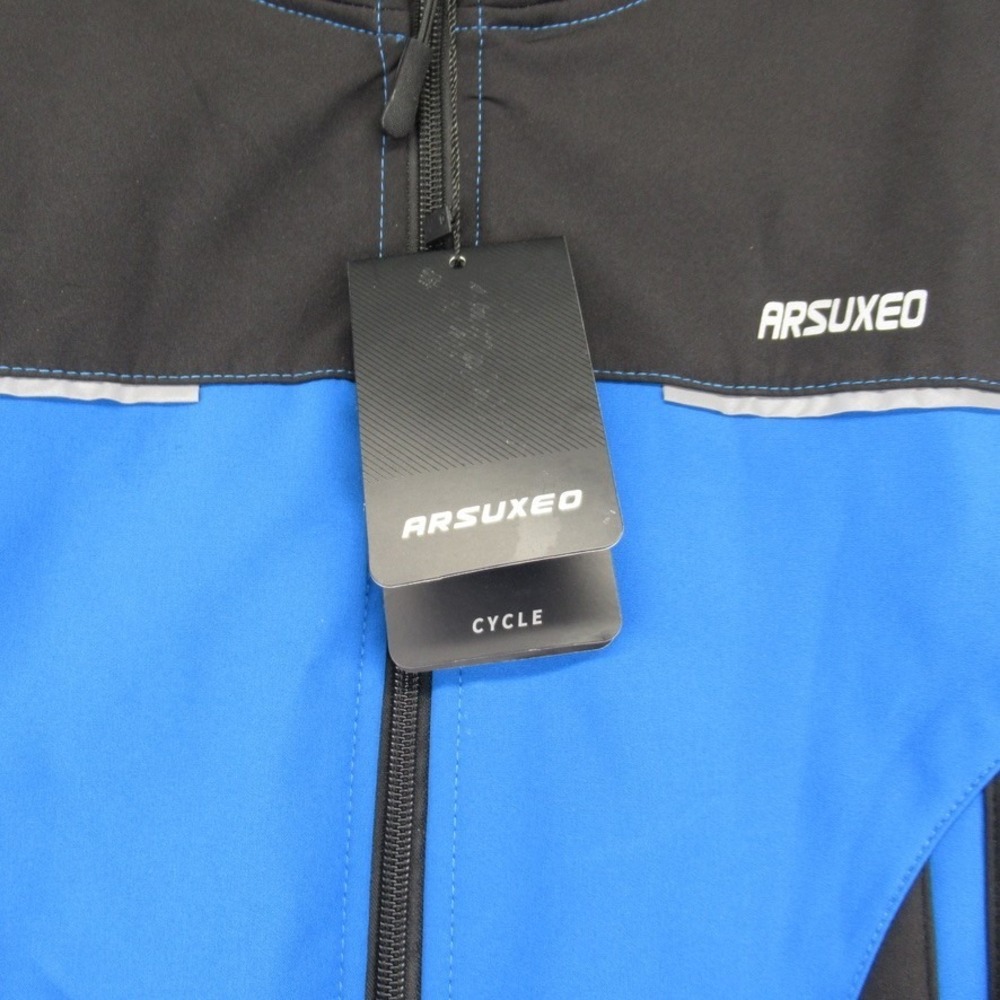 Arsuxeo Mens Soft Shell Full Zip Jacket Size Small - Picture 2 of 11